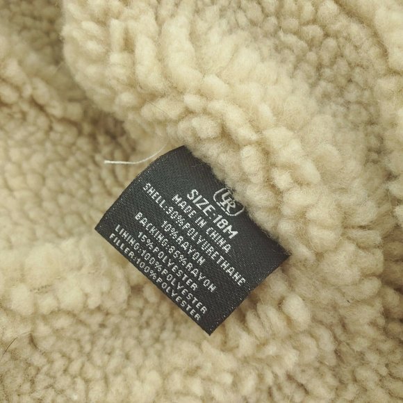 Urban Republic Boys Gray Flap Pockets Snap Buttons Winter Coat Size 18 Months - Picture 9 of 15